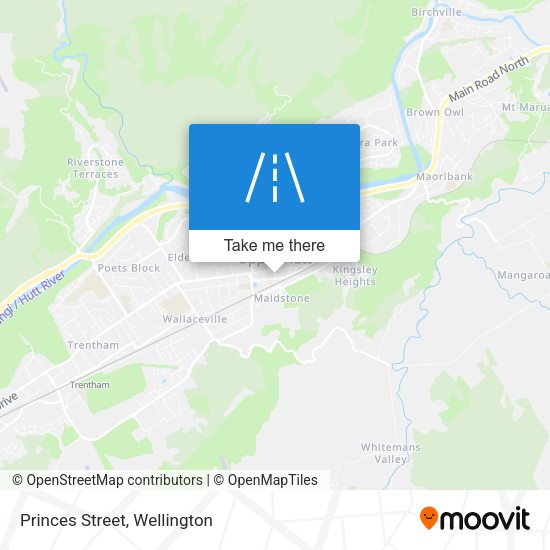 Princes Street map
