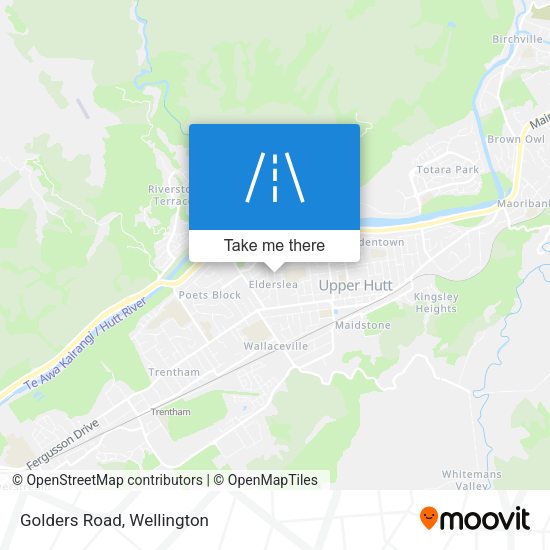 Golders Road map