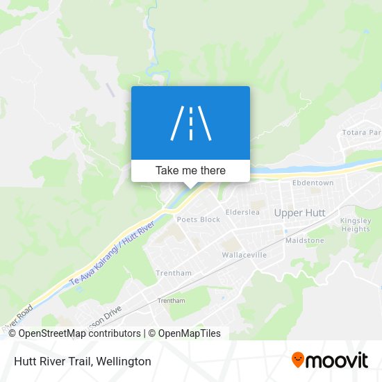 Hutt River Trail map