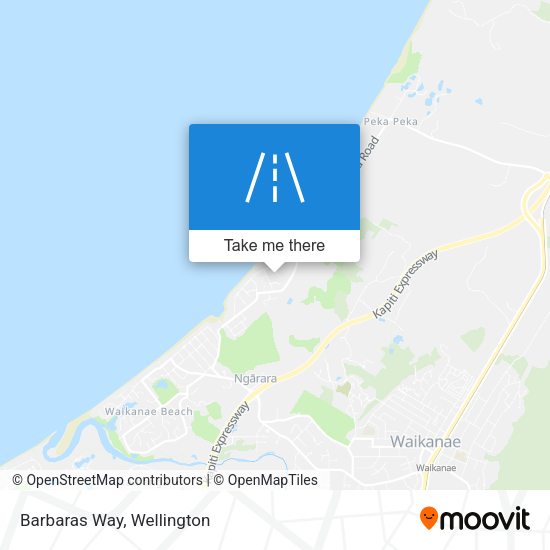 Barbaras Way map