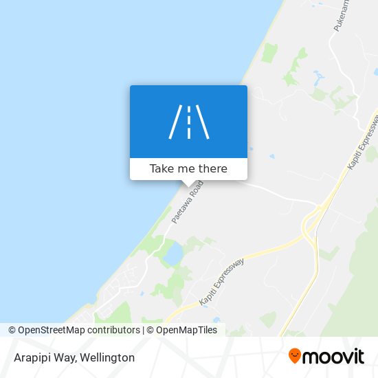 Arapipi Way map