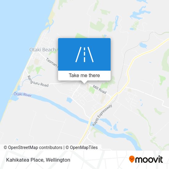 Kahikatea Place map
