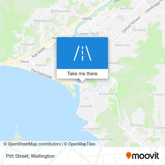 Pitt Street map