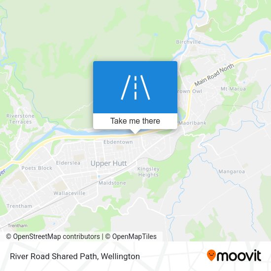 River Road Shared Path map