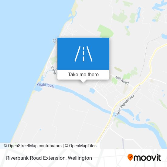 Riverbank Road Extension map