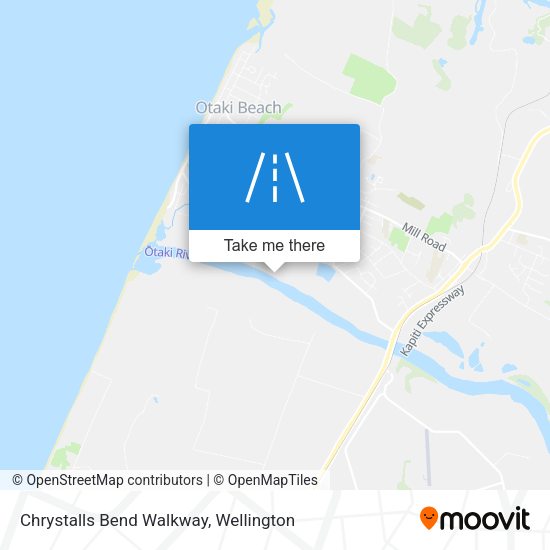 Chrystalls Bend Walkway map