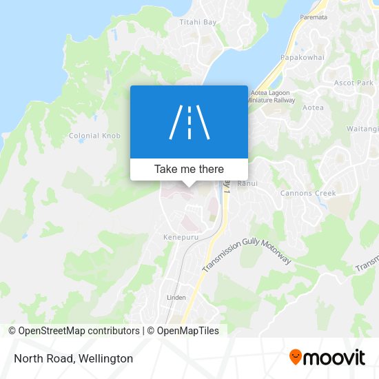 North Road map