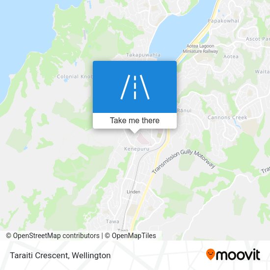 Taraiti Crescent map