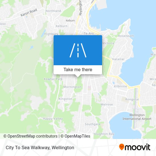 City To Sea Walkway map