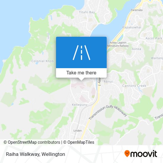 Raiha Walkway map