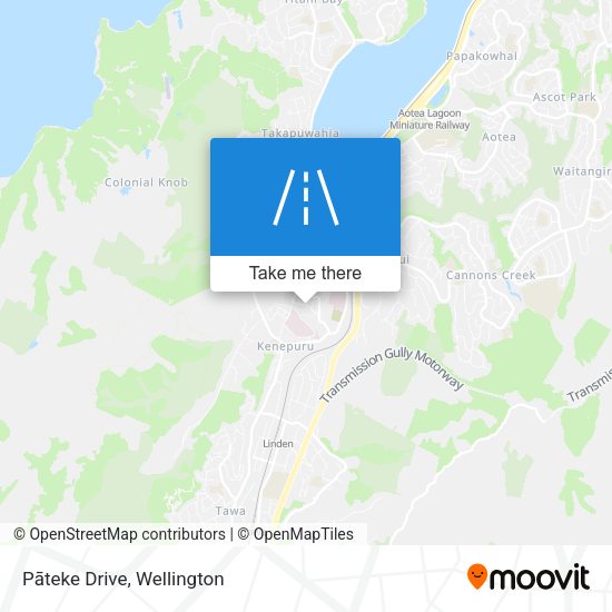 Pāteke Drive map