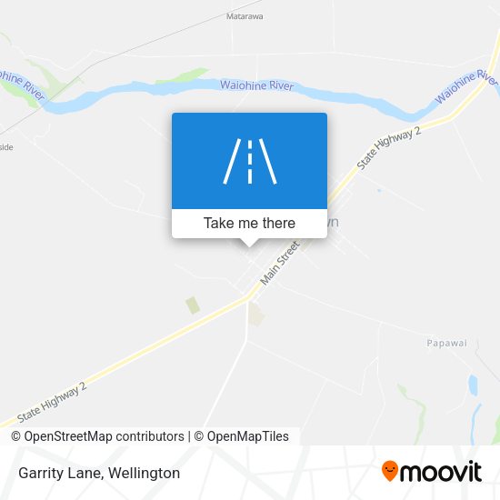 Garrity Lane map