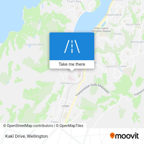 Kakī Drive map