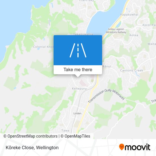 Kōreke Close map