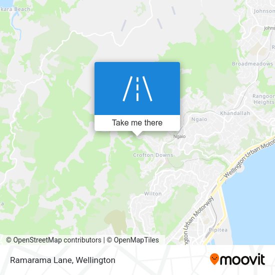 Ramarama Lane map