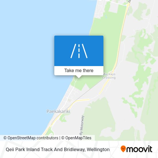 Qeii Park Inland Track And Bridleway map