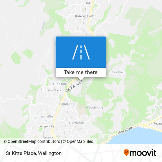 St Kitts Place map