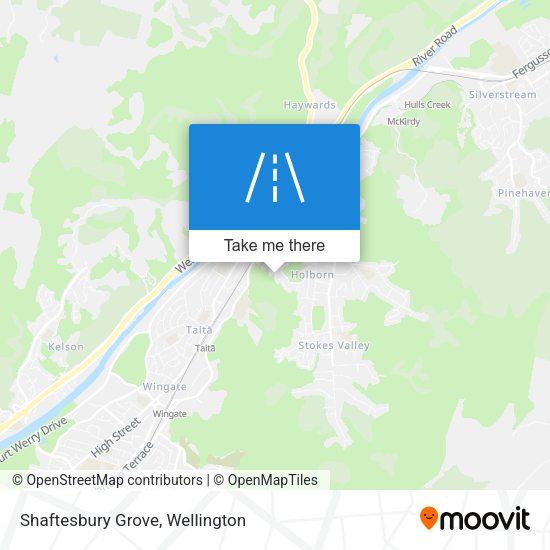 Shaftesbury Grove map