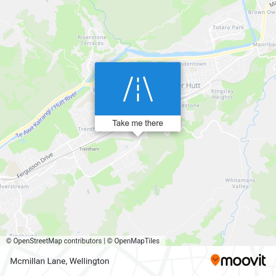 Mcmillan Lane map