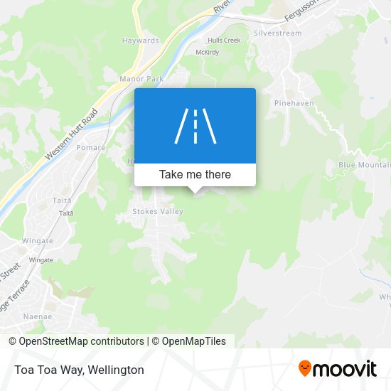 Toa Toa Way map