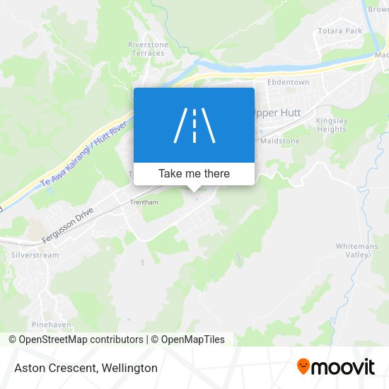 Aston Crescent map