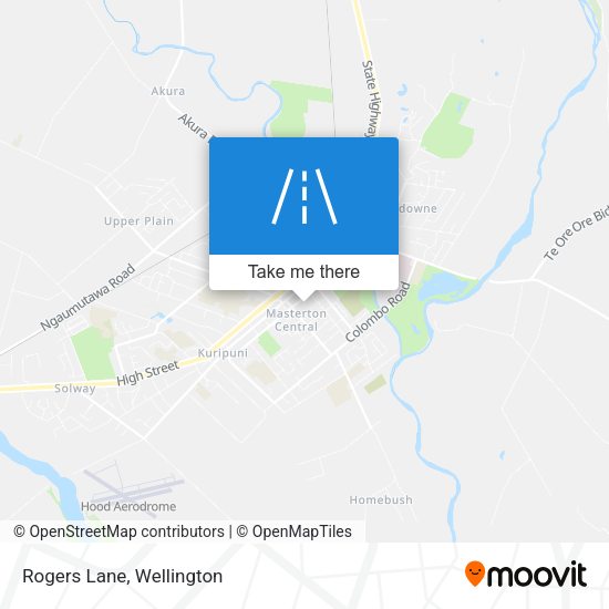 Rogers Lane map