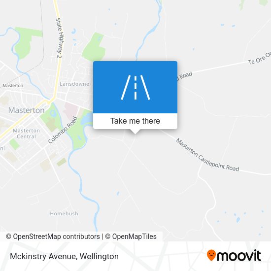 Mckinstry Avenue map