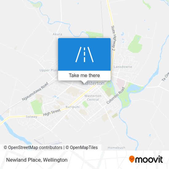 Newland Place map
