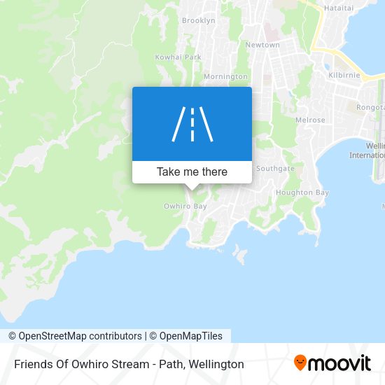 Friends Of Owhiro Stream - Path map