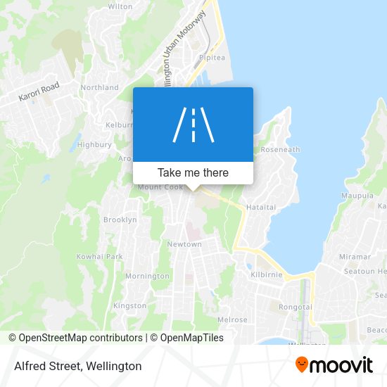 Alfred Street map