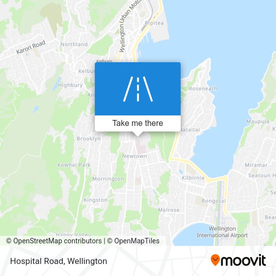 Hospital Road map