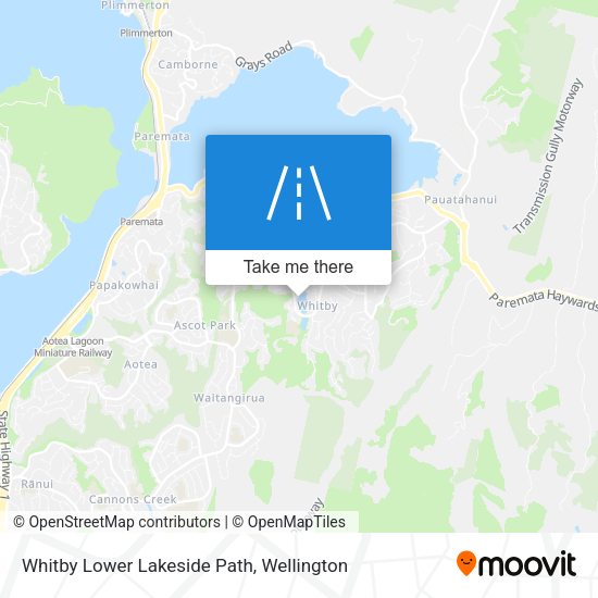 Whitby Lower Lakeside Path map
