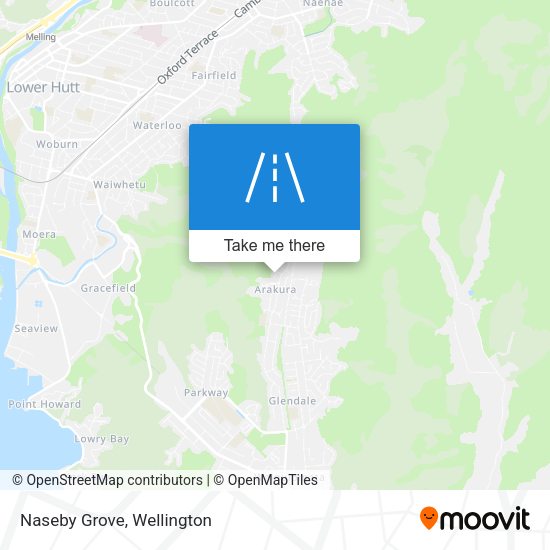 Naseby Grove map