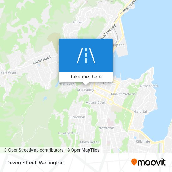 Devon Street map
