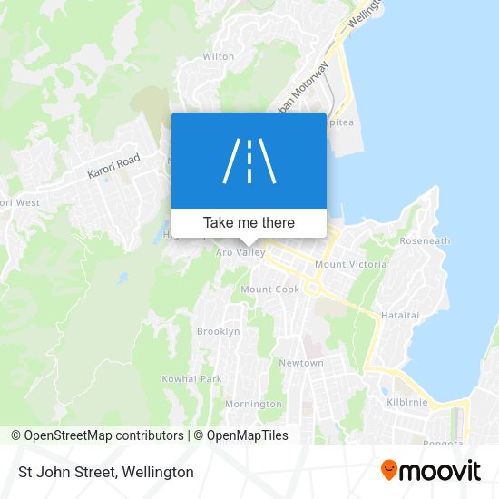 St John Street map