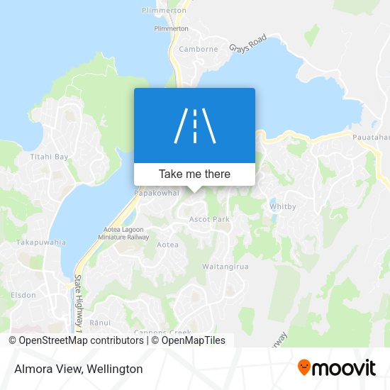 Almora View map