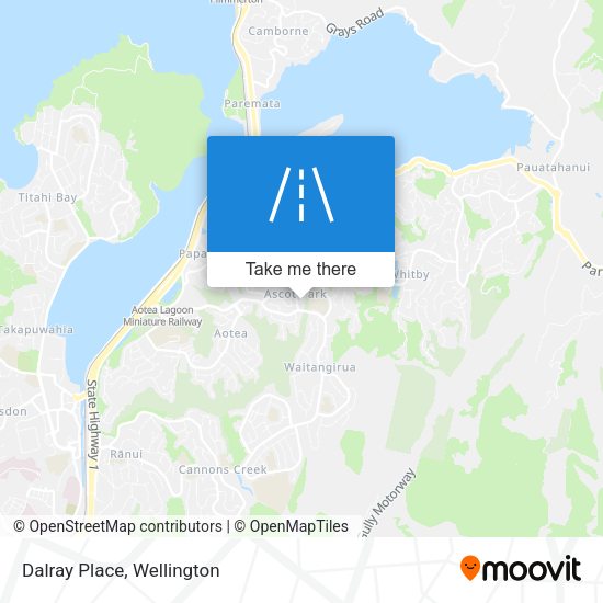 Dalray Place map