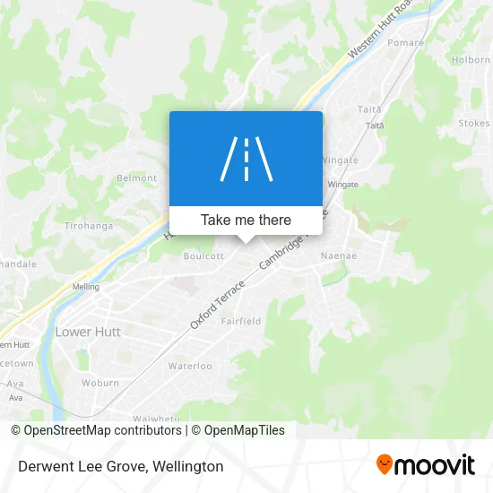 Derwent Lee Grove map