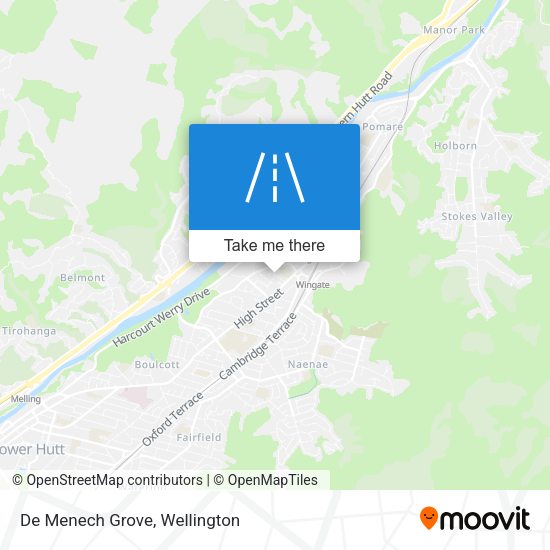 De Menech Grove map