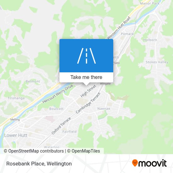 Rosebank Place map