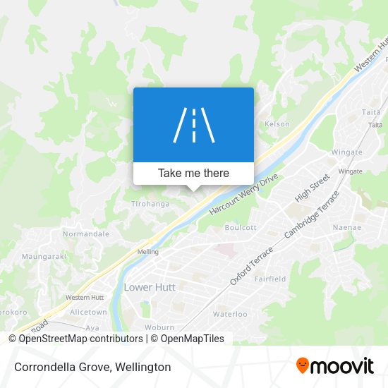 Corrondella Grove map