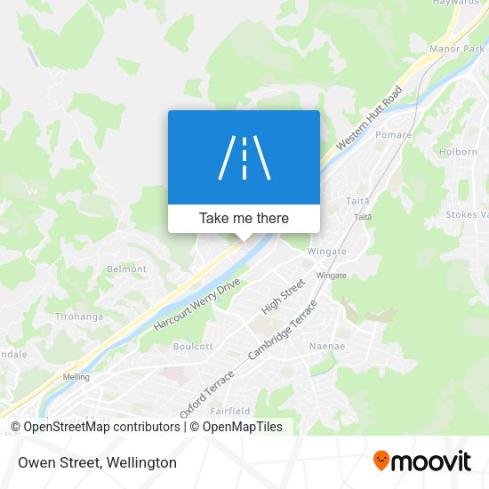Owen Street map