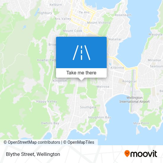 Blythe Street map