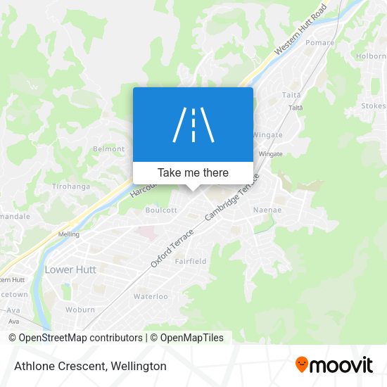 Athlone Crescent map