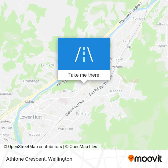Athlone Crescent map