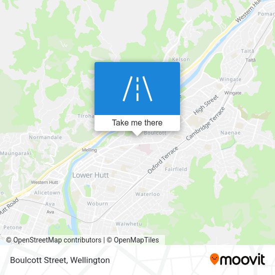 Boulcott Street map