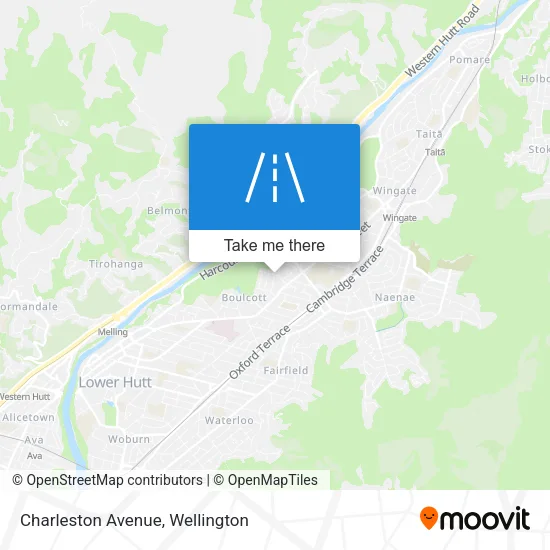 Charleston Avenue map