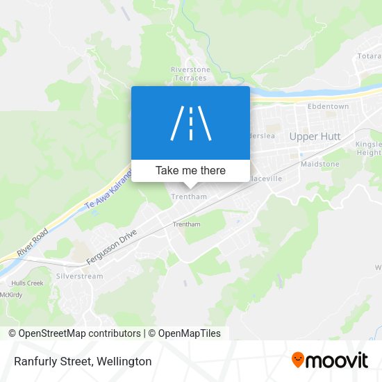 Ranfurly Street map