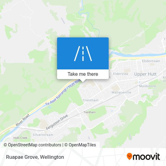 Ruapae Grove map