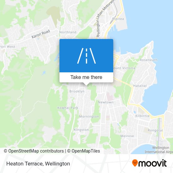 Heaton Terrace map